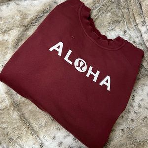 RARE Lululemon Aloha Hawaii Crewneck Sweater